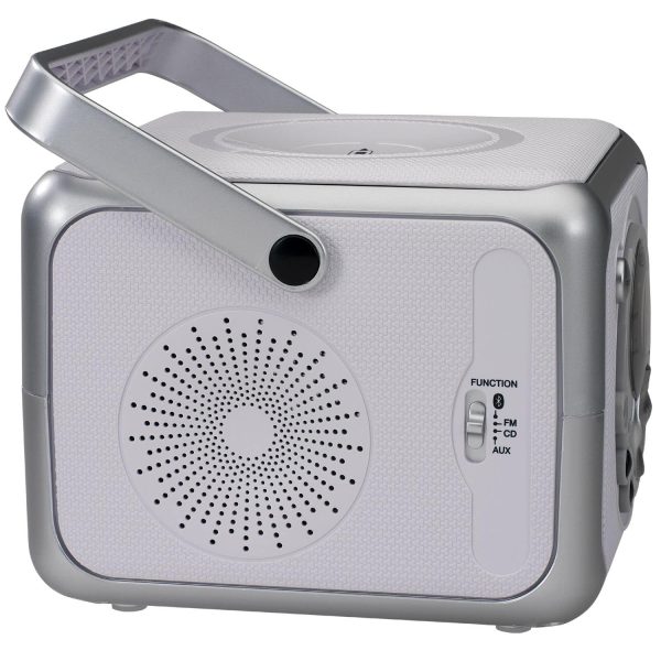 JENSEN CD-555 Portable Stereo Bluetooth CD Player FM Radio-6
