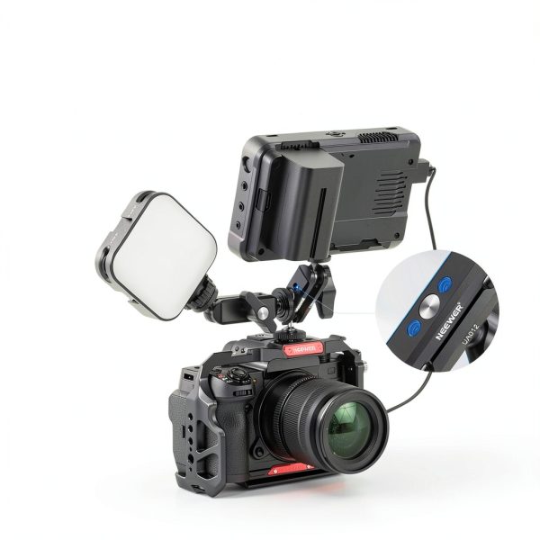 Neewer Magic Arm Dual Ball Heads Aluminum Alloy Camera-1