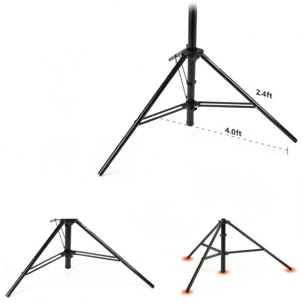 RAUBAY 16ft Tall Tripod Air Cushion Full Metal Sports-3