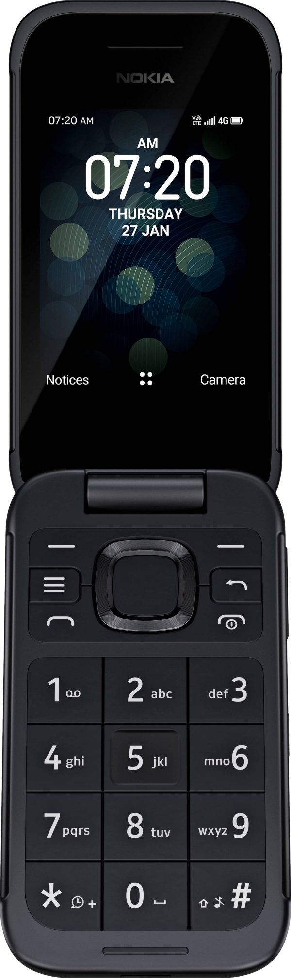 Nokia 2780 Flip Phone Unlocked Black Retro Design-0