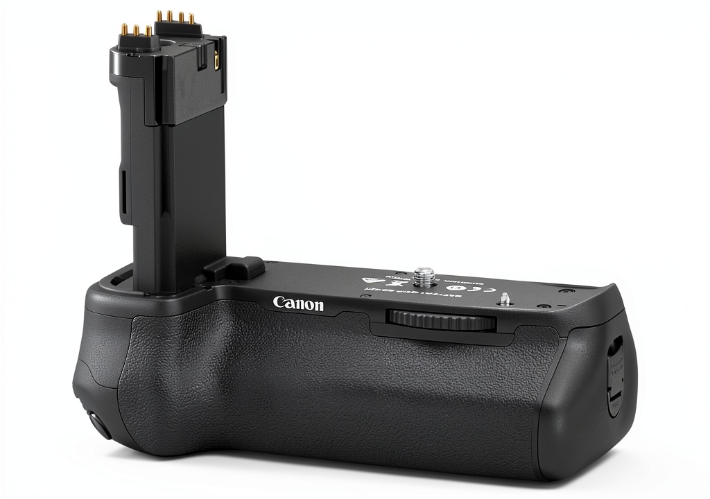 Canon BG-E21 Battery Grip attached to EOS 6D Mark II camera