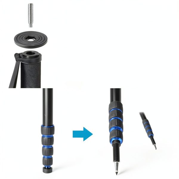 Neewer Aluminum Monopod with Tripod Base for DSLR Cameras-6