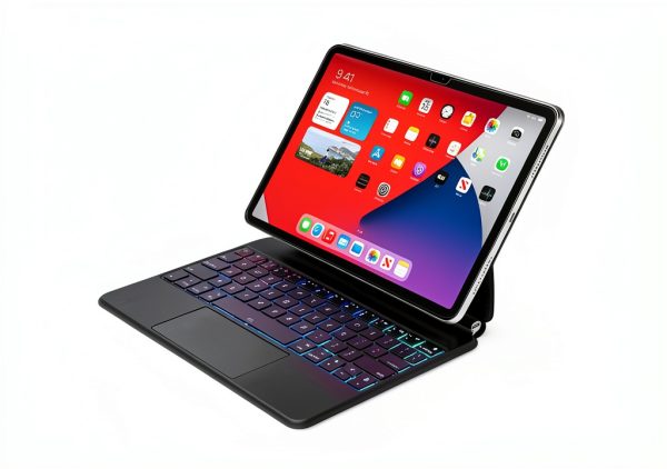 Adesso Portable Keyboard Cover iPad Pro Air Aluminum Slim-10