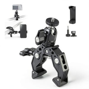 Neewer ST87 Super Clamp Ballhead Mount for Cameras Phones-0