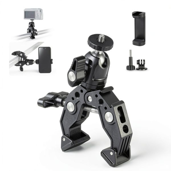 Neewer ST87 Super Clamp Ballhead Mount for Cameras Phones-0