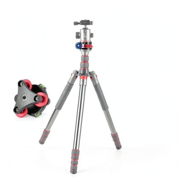 Neewer LP64 Leveling Base Tripod Head Aluminum 3 Axis-4
