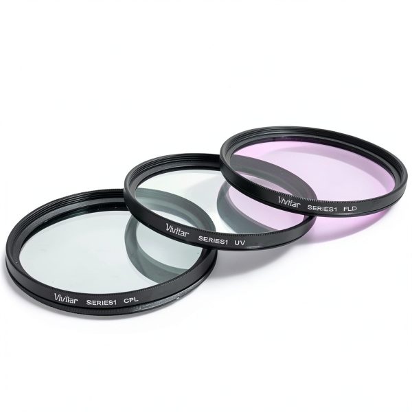 Vivitar Camera Accessory Bundle Tripod Filters Flash Black-2