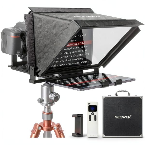 Neewer Teleprompter Aluminum Alloy HD Display Remote Control-0