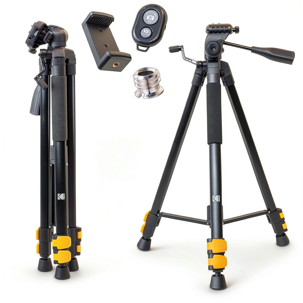 Kodak Tripod extended to full height in a photography studio