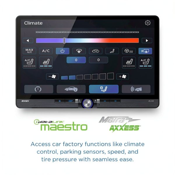 Jensen J5CA14 Car Stereo Wireless CarPlay Android Auto-4