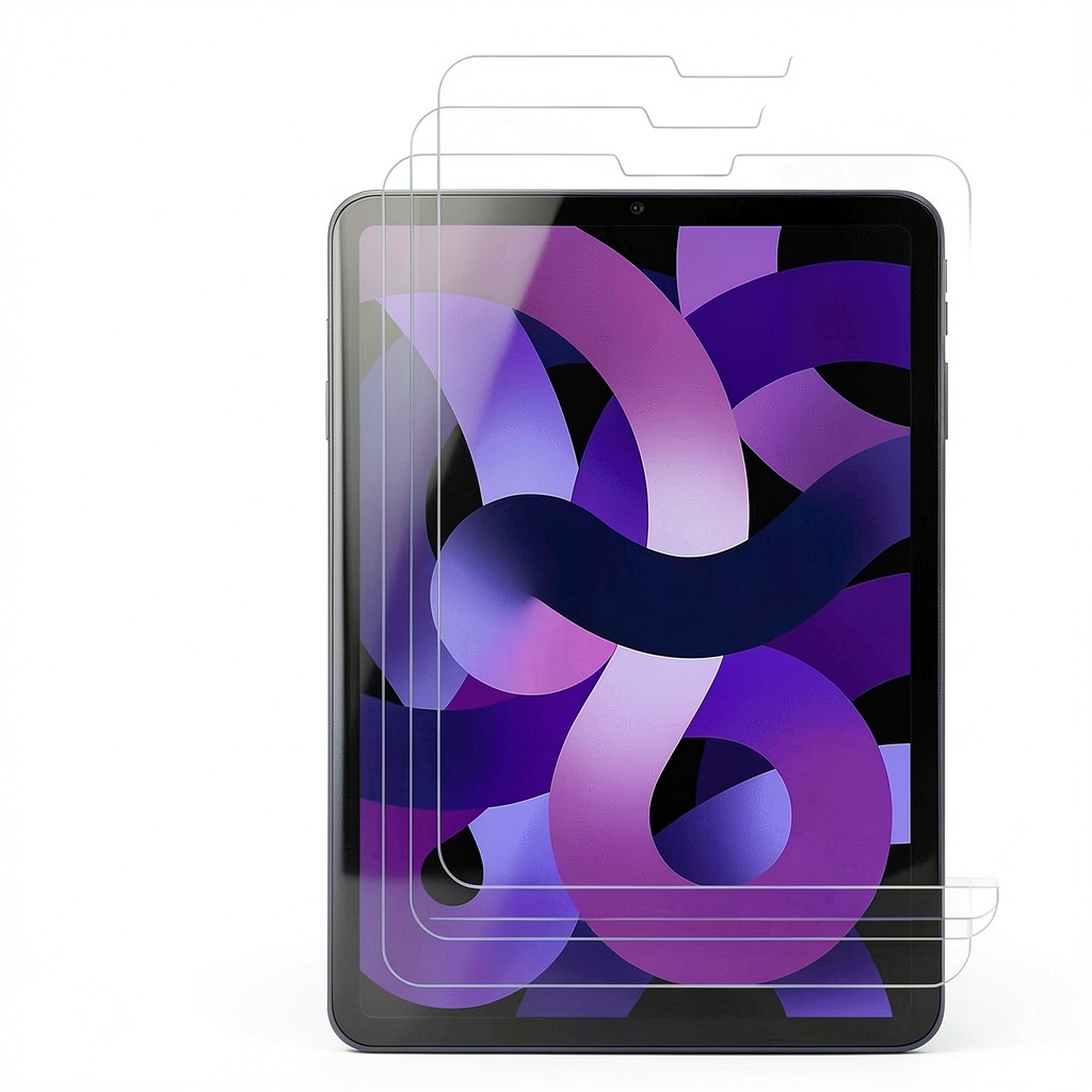 Entronix screen protector applied on iPad Mini 6 showing clear display
