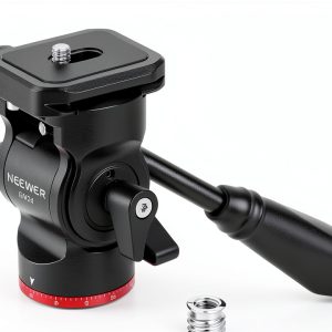 Neewer Tripod Fluid Head Metal Compact Camera Pan Tilt-0