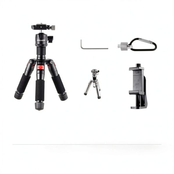 Neewer Mini Tripod Aluminum Alloy 360 Ball Head for Creators-8