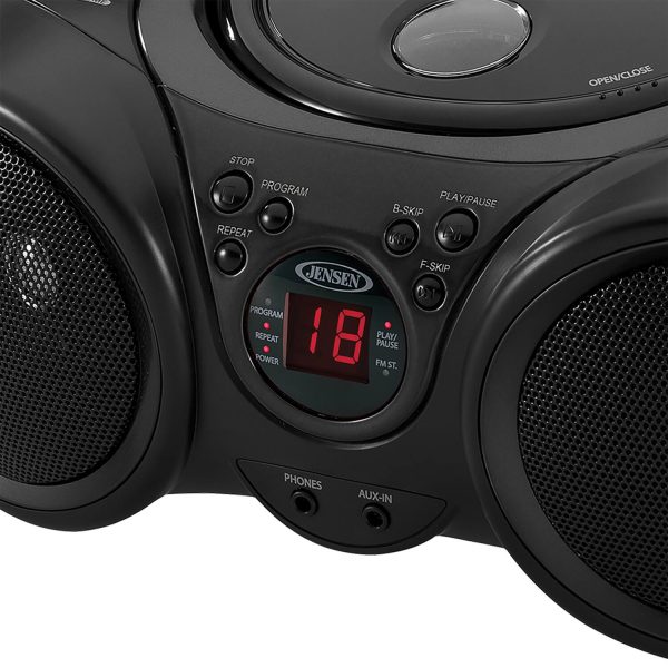 JENSEN CD-490 Portable CD Player AM FM Radio Compact-1