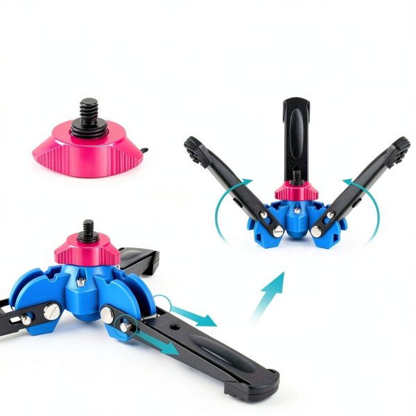 Neewer Aluminum Monopod with Tripod Base for DSLR Cameras-5