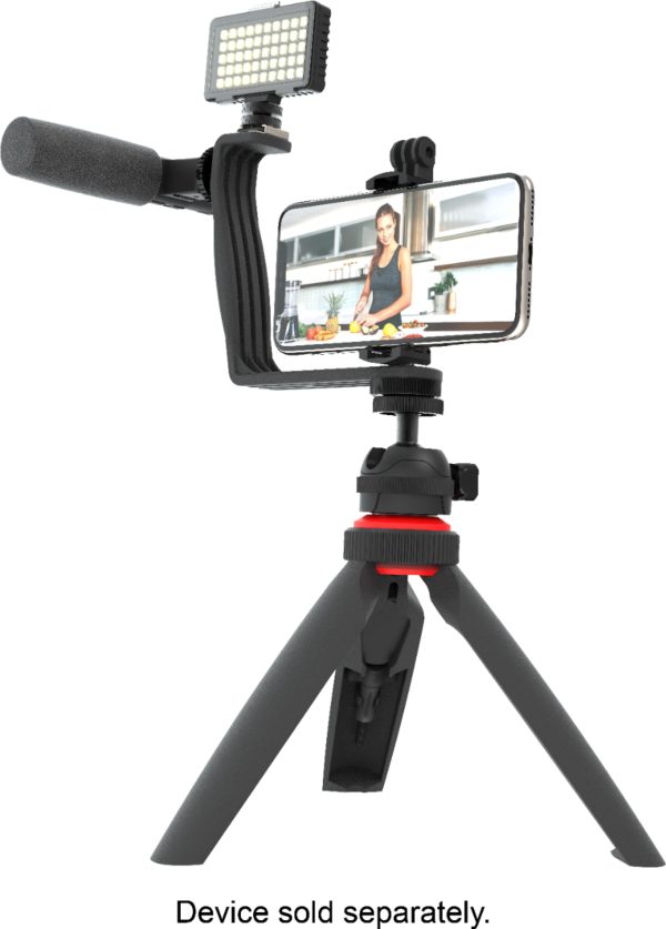 Digipower Content Maker Vlogging Kit with Microphone LED-0