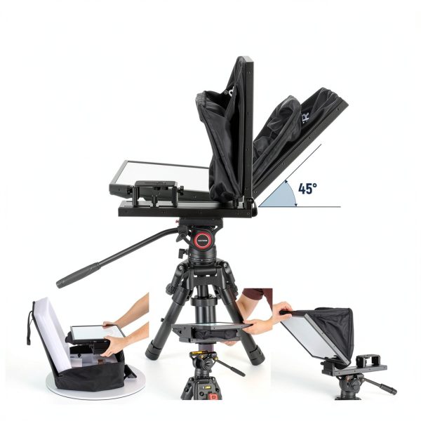 Neewer X16B Teleprompter No Assembly 16 Inch Tablet Camera-7