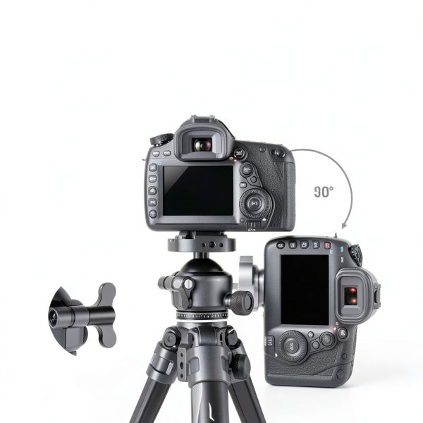 NEEWER LT07 Aluminum Travel Tripod Camera Ball Head Arca QR-7