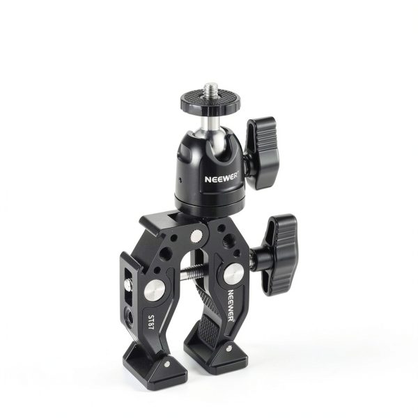 Neewer ST87 Super Clamp Ballhead Mount for Cameras Phones-1