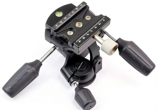 Manfrotto Quick Release Plate with Bubble Levels for Video-1