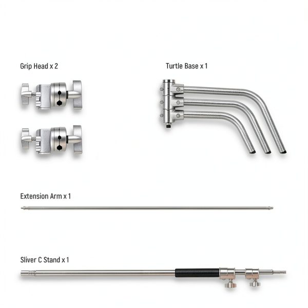 Neewer C Stand Heavy Duty Stainless Steel Photography Light-7