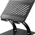 Pavo Tablet Stand All Metal Sturdy Portable for Multitasking-0