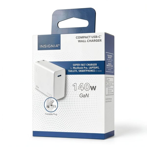 Insignia 140W USB-C GaN Wall Charger Fast Compact-7