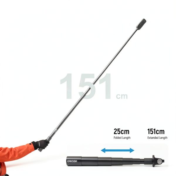 Neewer Invisible Selfie Stick Action Camera Extension Rod-2