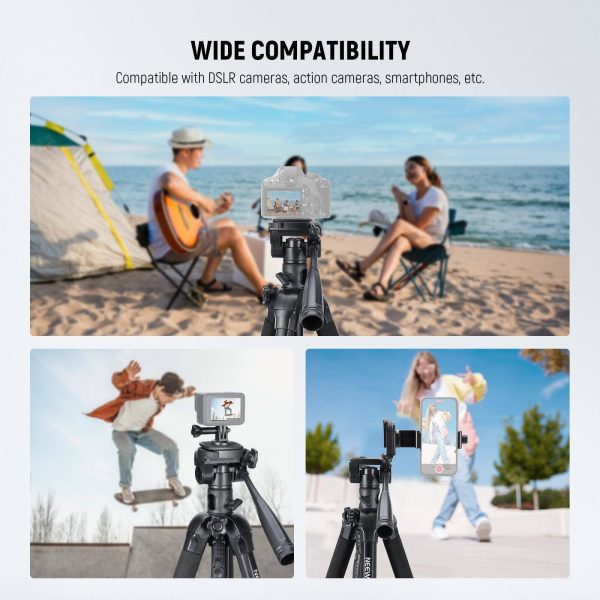 NEEWER Basic Tripod Heavy Duty Aluminum Remote Phone Holder-7