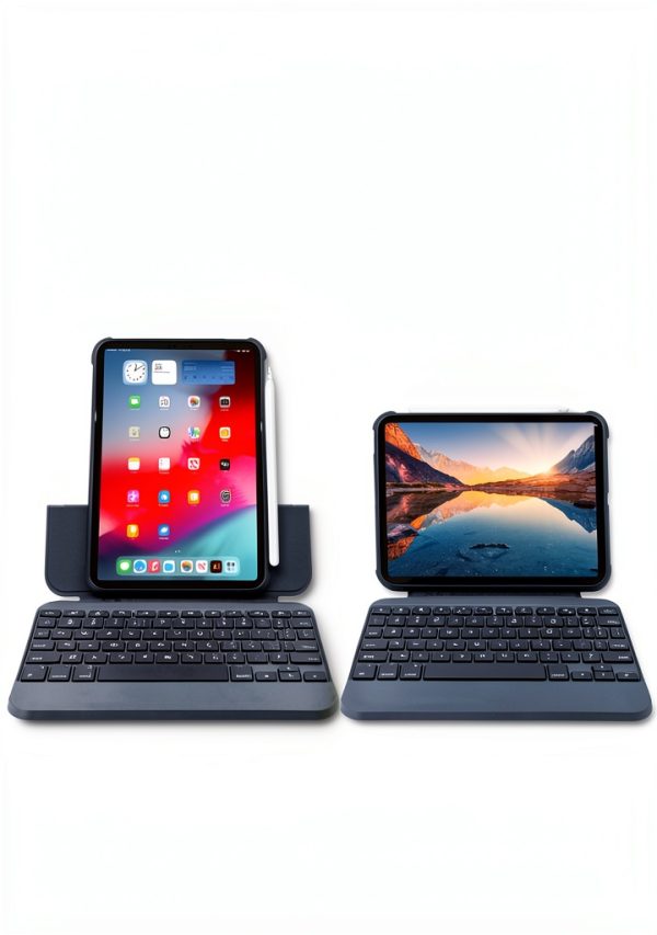 Macally iPad mini Keyboard Case Full Keys 360 View-3