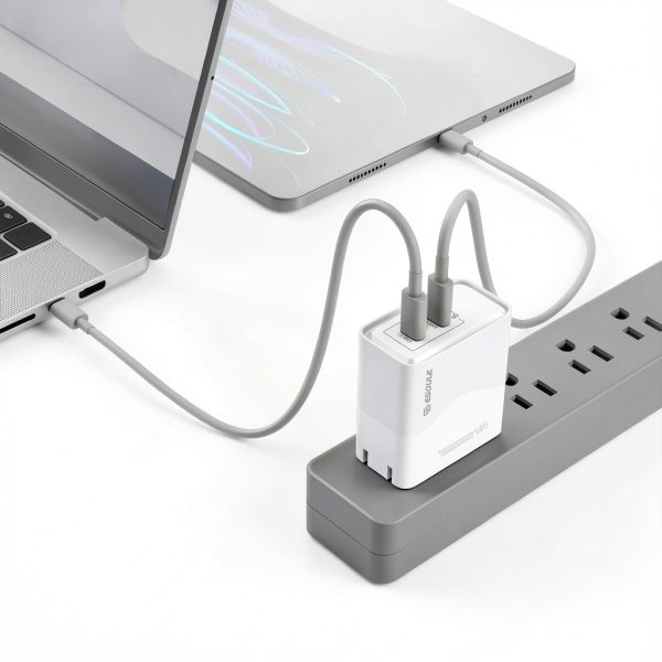 Esoulk 65W Dual USB-C Wall Charger Fast Compact-2