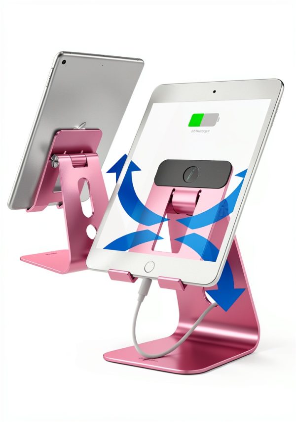 Pavo Tablet Holder Hollow Design Longer Arms Support-2