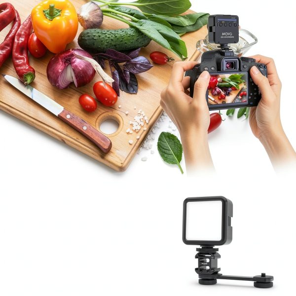 Movo iVlog1 Smartphone Video Kit with Mic Tripod LED Light-6