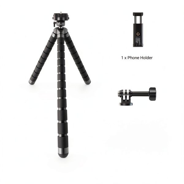 Neewer Basics Flexible Phone Tripod Stand Holder Vlogging-8