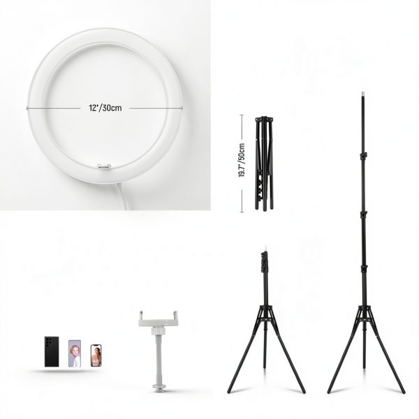 Neewer RH12B Pro 30W Bi Color Ring Light for Streaming-5