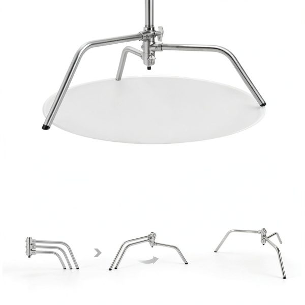Neewer C Stand Heavy Duty Stainless Steel Photography Light-6