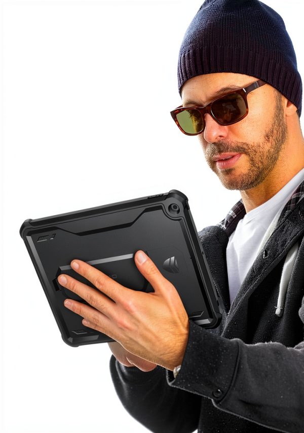 Dexnor iPad 9.7 Case with Screen Protector Kickstand-3