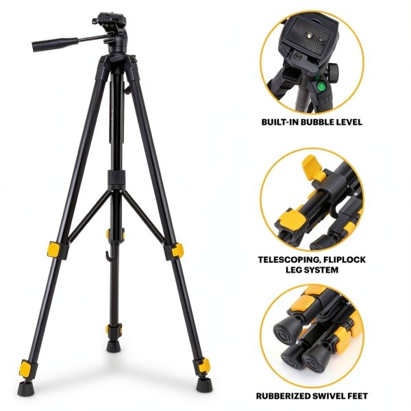 Kodak Tripod Camera Stand 62 Inch Aluminum Travel-1