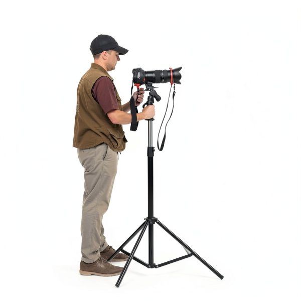 Neewer Light Stand Spring Cushioned Metal Photography Tripod-7