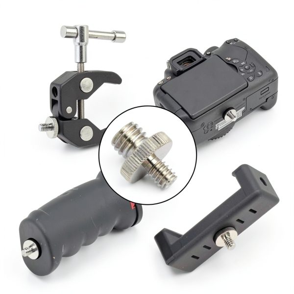 Pavo 1/4 to 3/8 Tripod Adapter Stainless Steel Universal-4
