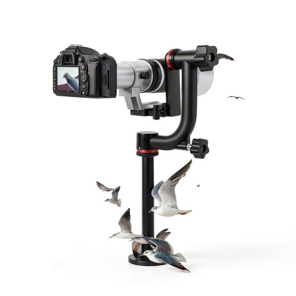 Neewer Gimbal Tripod Head Aluminum Alloy 360 Panning for-1