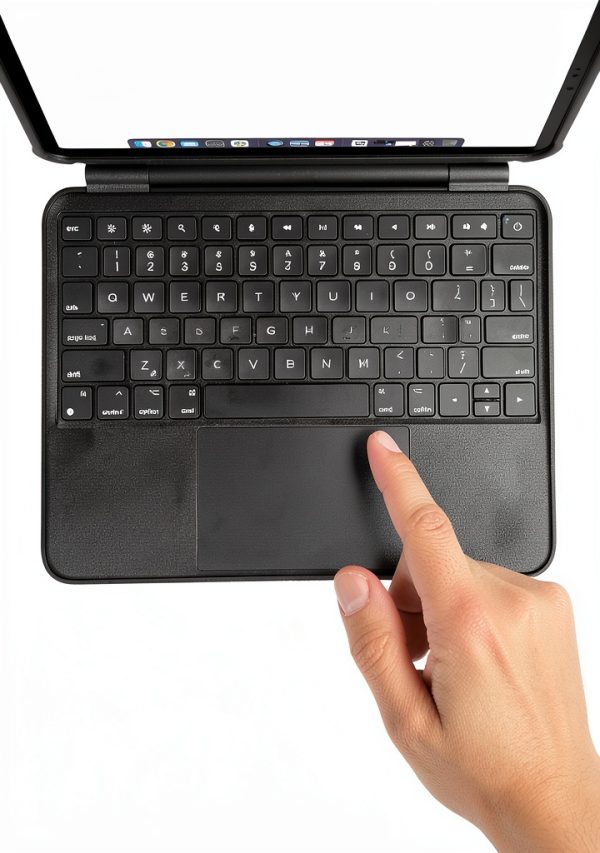 Macally iPad 11 Keyboard Case Detachable Backlit Trackpad-3
