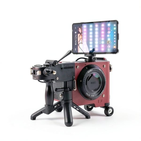Neewer Basics Full RGB Camera Light Portable Metal Streaming-2