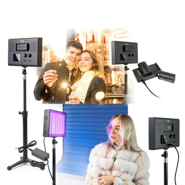 Neewer RGB Video Light Kit APP Control CRI97+ Streaming-5
