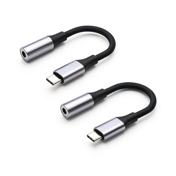 USB C to 35mm Audio Adapter 2Pack Compatible with iPhone 15-1