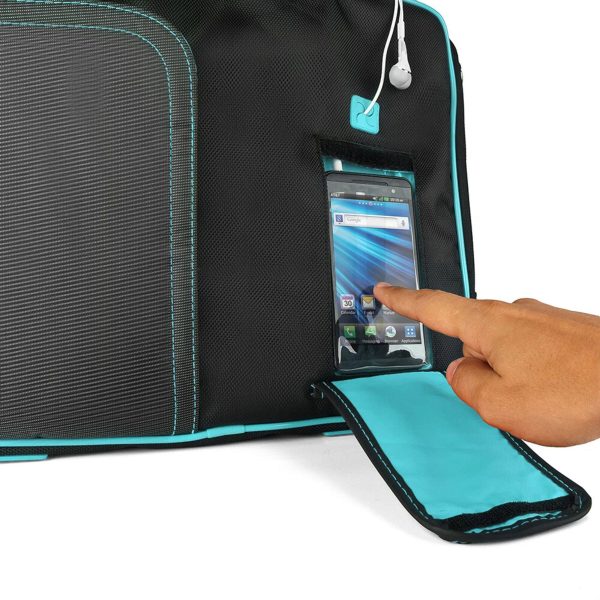 Aqua Tablet Shoulder Bag Water Resistant Nylon Travel-4