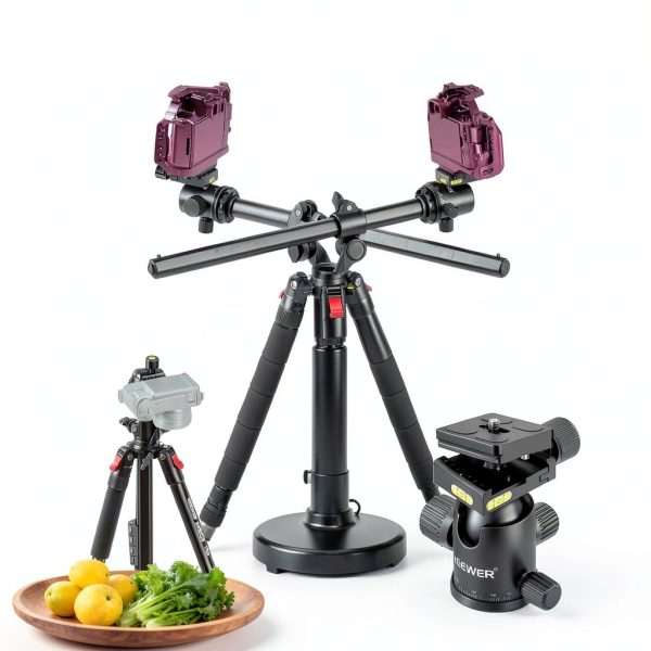 Neewer Basics Horizontal Overhead Tripod Aluminum 360 Pan-4