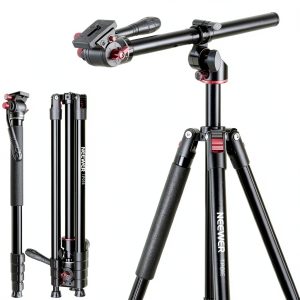 Neewer Basics Tripod Monopod Metal Fluid Head DSLR Camera-0