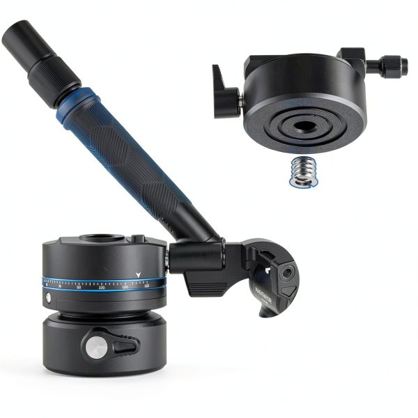 Neewer GM35 Tripod Head Leveling Base Arca Type QR Plate-6
