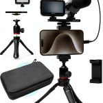 Movo USB-C Vlogging Kit Smartphone Microphone LED Light-0